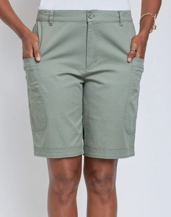 Missy Wide Leg Bermuda Shorts