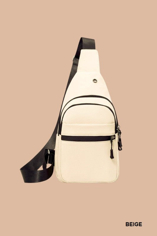 Water Resistant Crossbody Chest Sling Bag