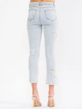 Distressed Rhinestone Skinny Pant