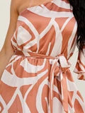 One Shoulder Maxi Dress