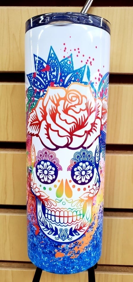 Sugar Skull Tumbler
