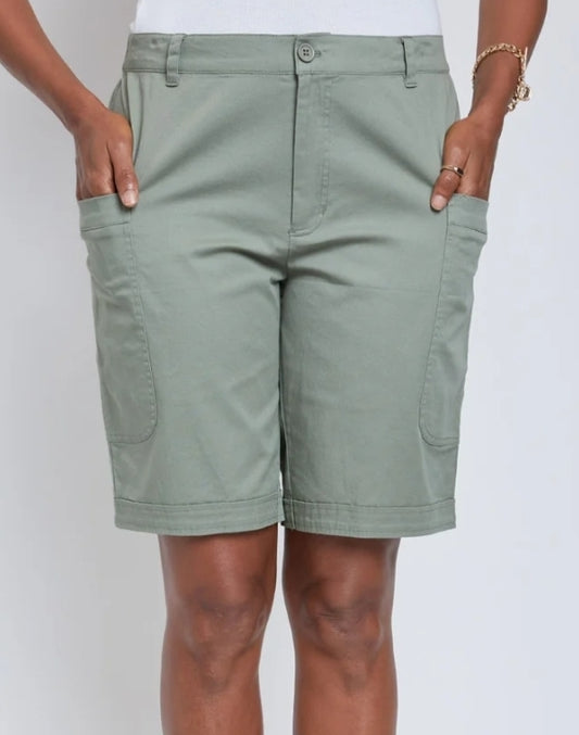 Missy Wide Leg Bermuda Shorts