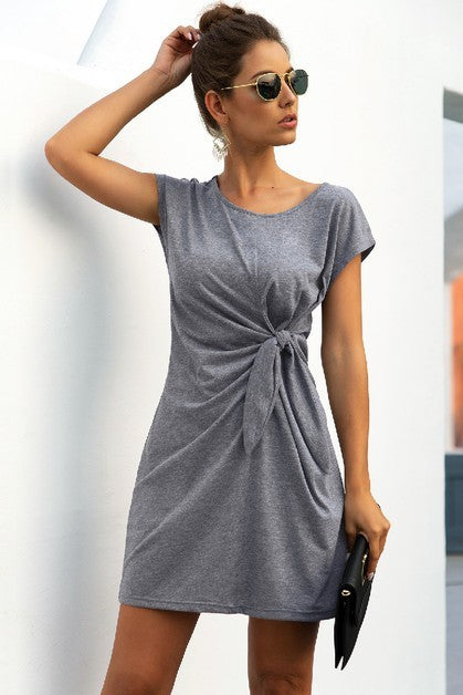 Twist Knot Tee Fit Dress