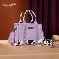 Wrangler Cow Print Concealed Carry Tote/Crossbody