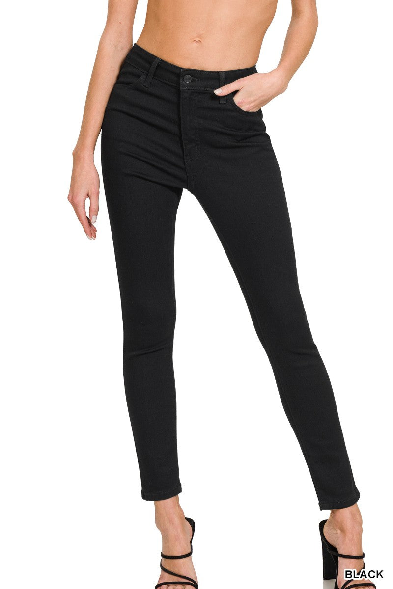 High Waisted Jegging- Black