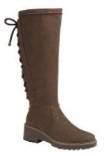 Low Heel Tie Back Boot