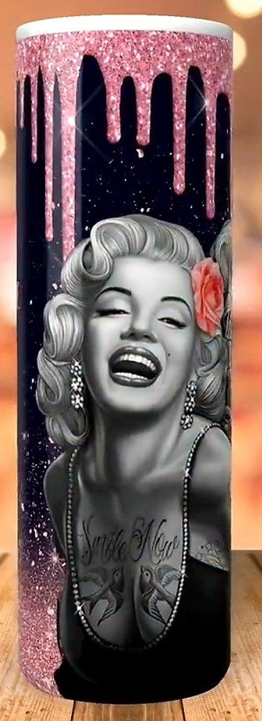 Marilyn Monroe tumbler
