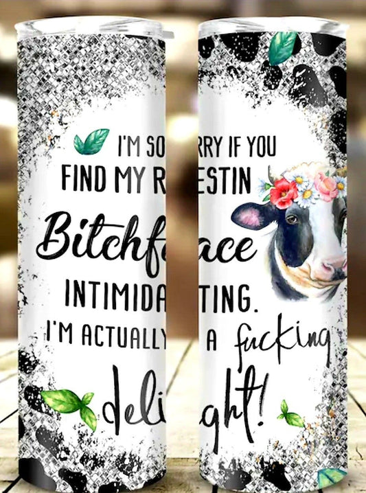 Bitch face tumbler
