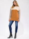 COLORBLOCK PULLOVER SWEATER