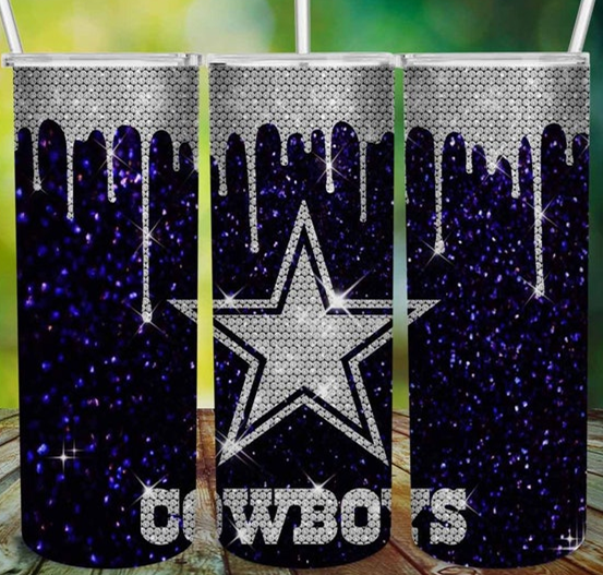 Cowboys Diamond Tumbler