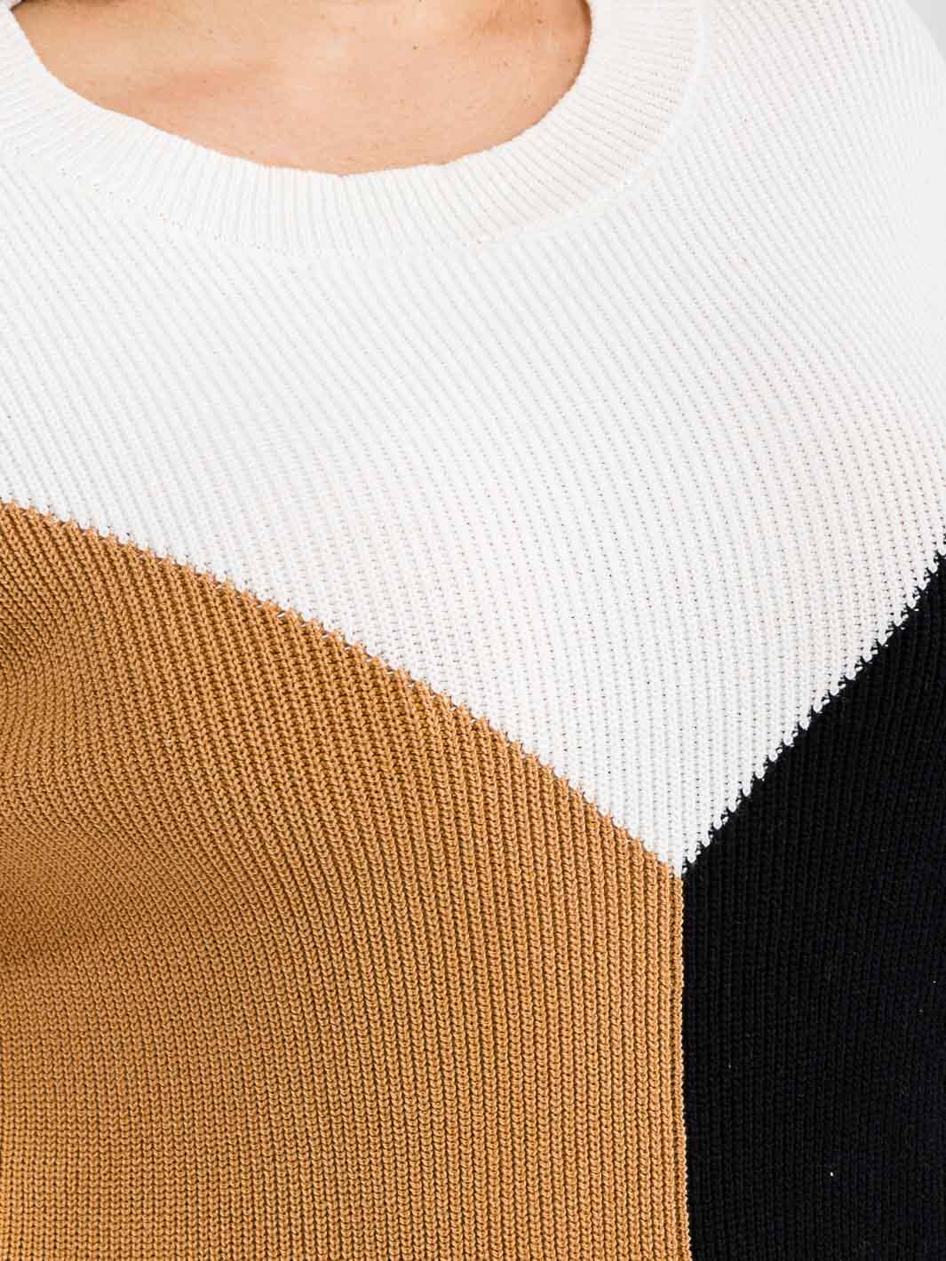 PLUS SIZE LONG SLEEVE RIBBED PULLOVER SWEATER