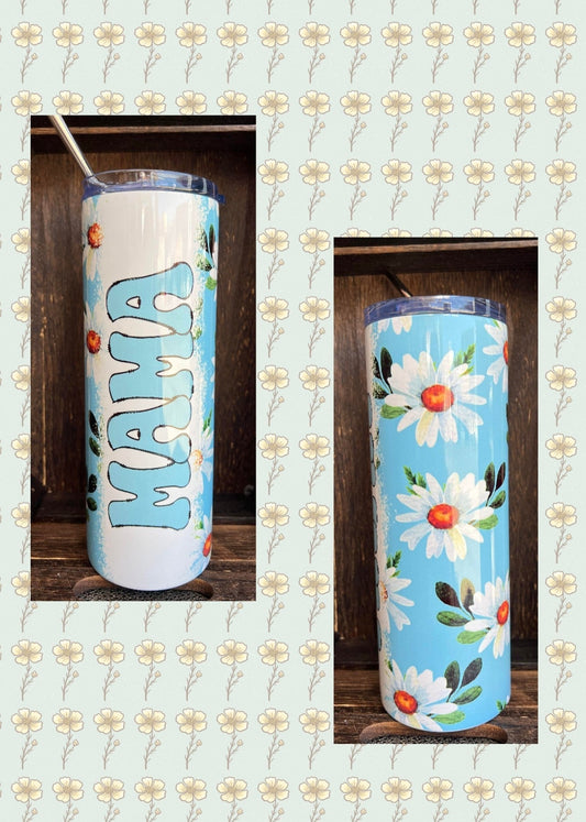 Daisy Days Mama Tumbler