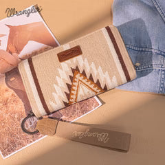 Wrangler Southwestern Knitted Wallet/Wristlet - Khaki
