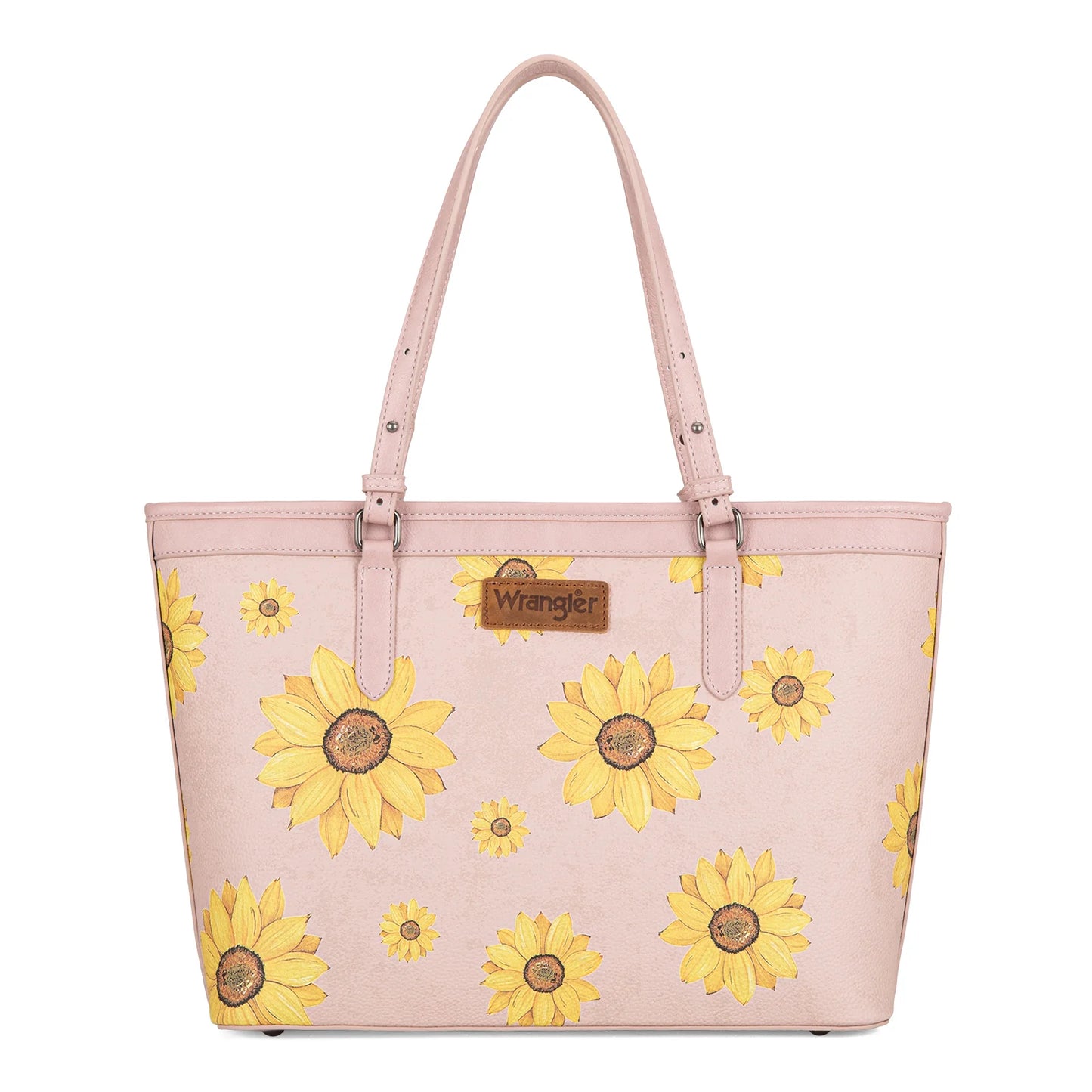Wrangler Sunflower Print Tote Bag Pink