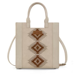 Wrangler Aztec Embroidered Tote Bag/Crossbody