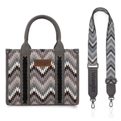 Wrangler Southwestern Pattern Dual Sided Print Tote/Crossbody