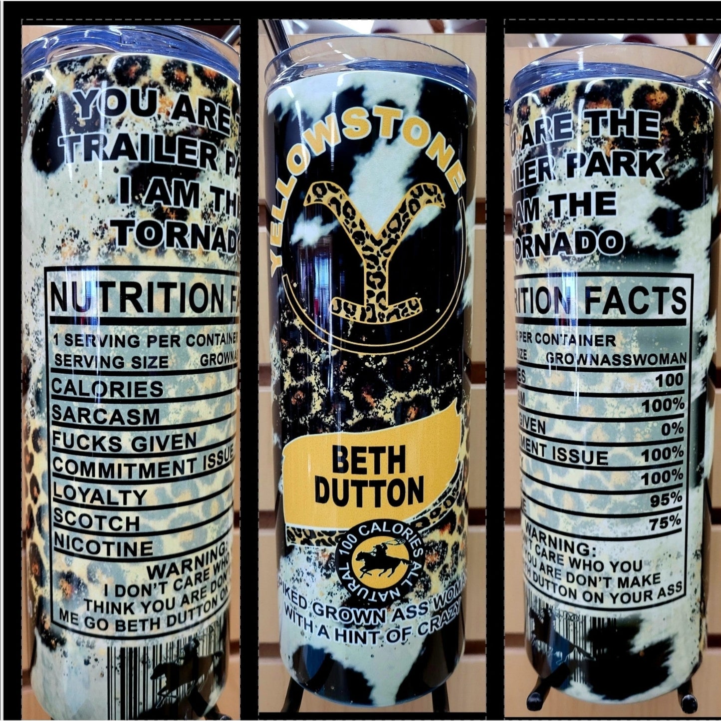 Yellowstone Claw Tumbler