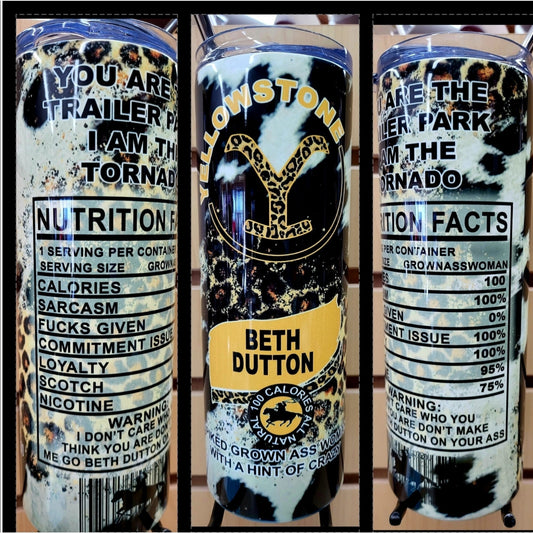 Yellowstone Claw Tumbler