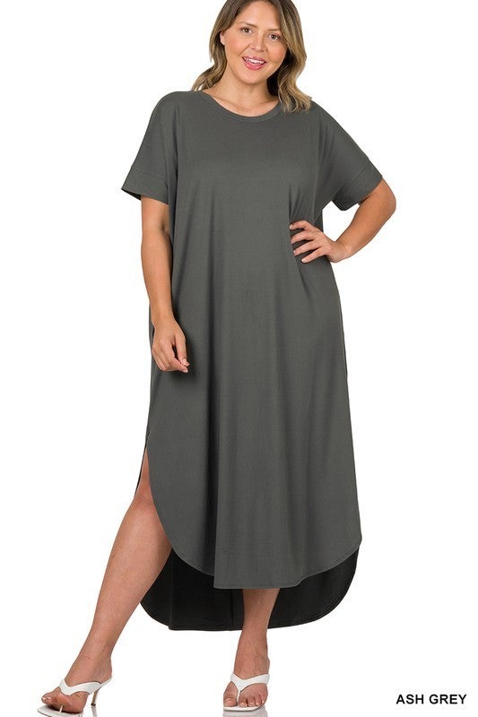 Grey Plus Dress